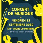 Vendredi 25 septembre à 17h : Concert de musique au Primaire d’Alzon Nîmes