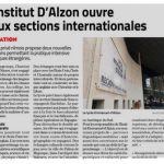 Nîmes – Lycée d’Alzon = OUVERTURE DE DEUX SECTIONS INTERNATIONALES