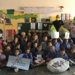 En maternelle, on recycle pour le Marathon de la Prématurité