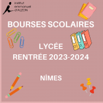 Campagne de Bourse pour le lycée de Nîmes 2023-2024