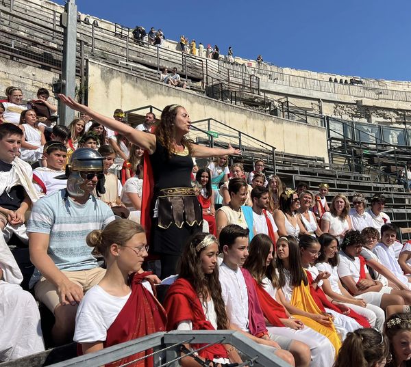 romains aux arenes de nimes college Vestric