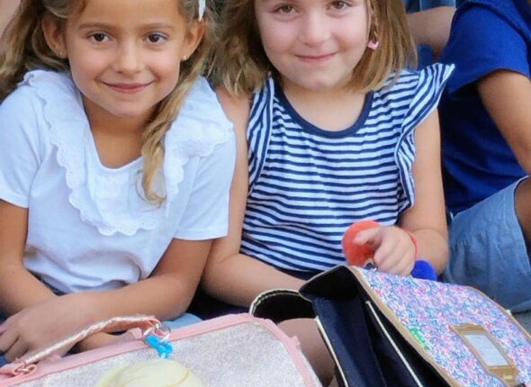 bénédiction des cartables à l'école de à Nîmes