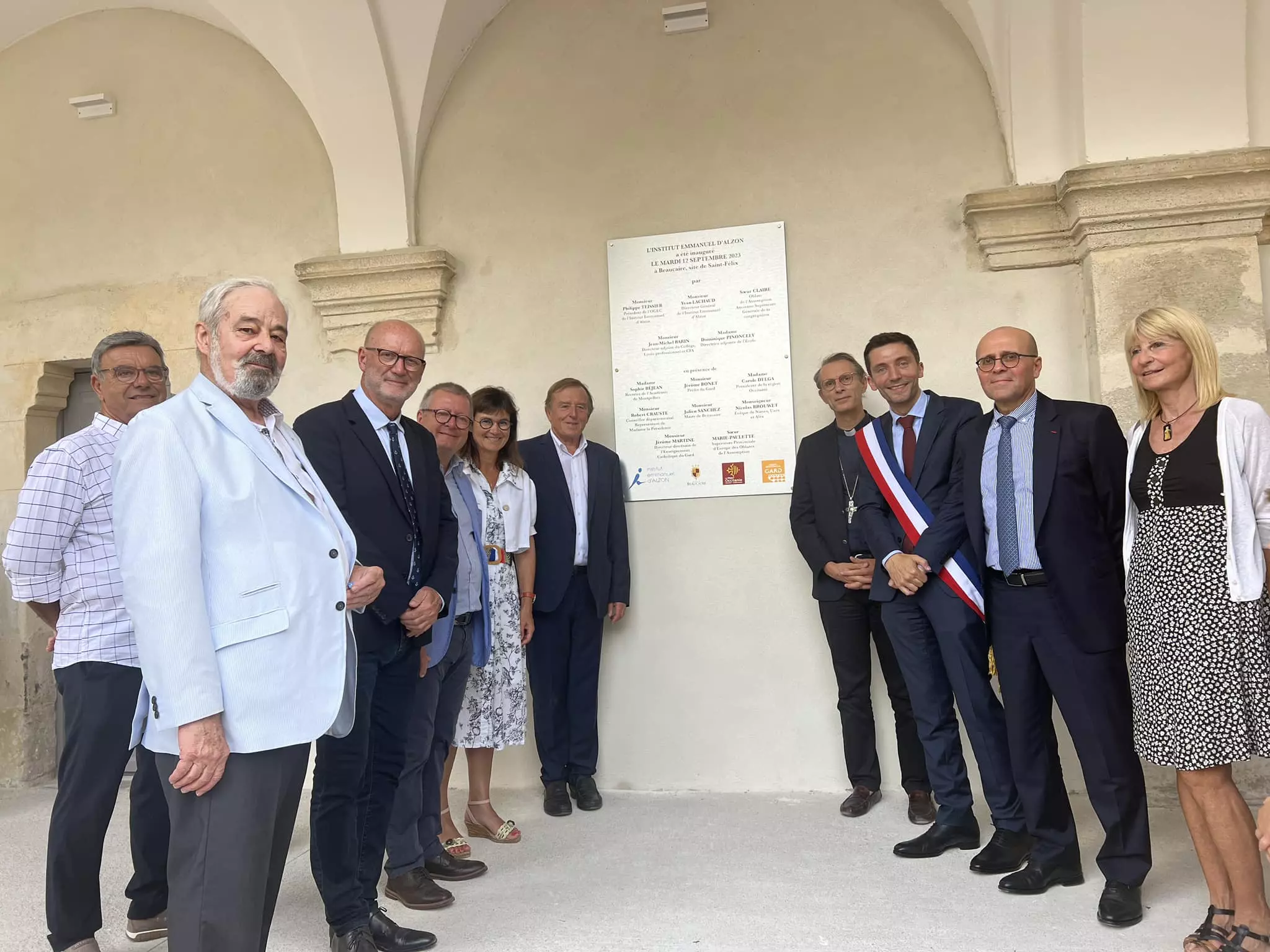 inauguration d'Alzon à Beaucaire
