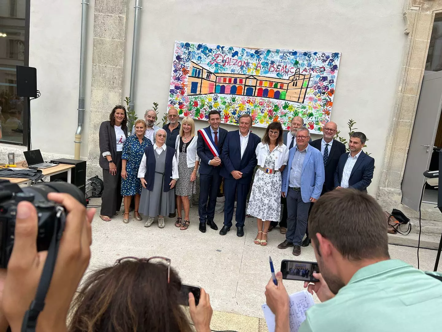 inauguration d'Alzon à Beaucaire