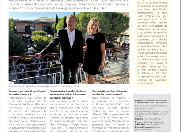 les formations du campus