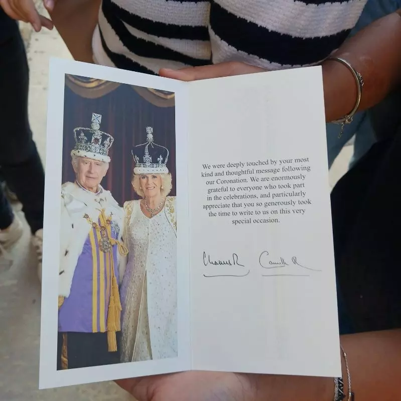 lettre du roi charles d'Angleterre