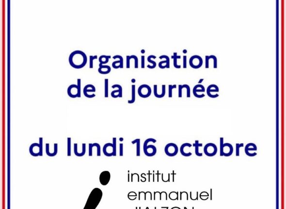 organisation 16 oct