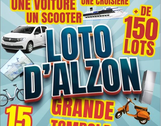 affiche du loto 2023 d'Alzon