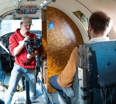 tournage au CFA aéronautique dalzon