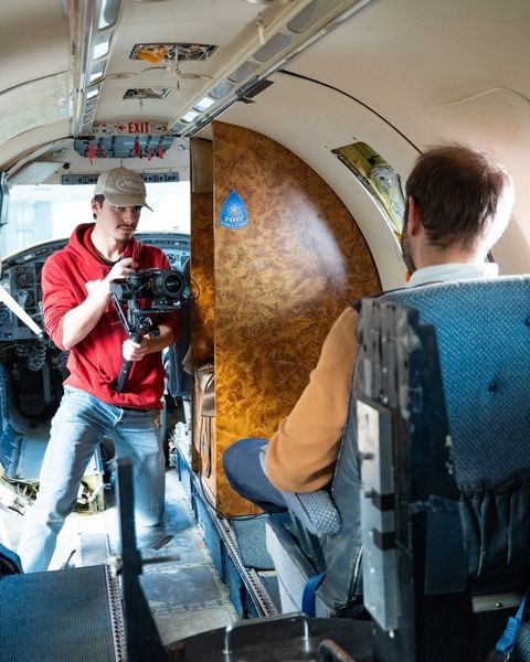 tournage au CFA aéronautique dalzon