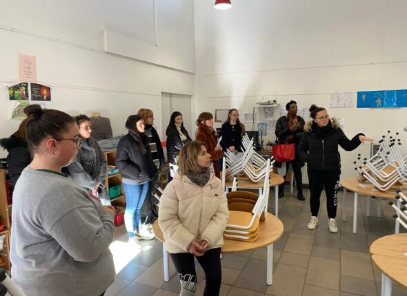 visite de l'école Beaucaire