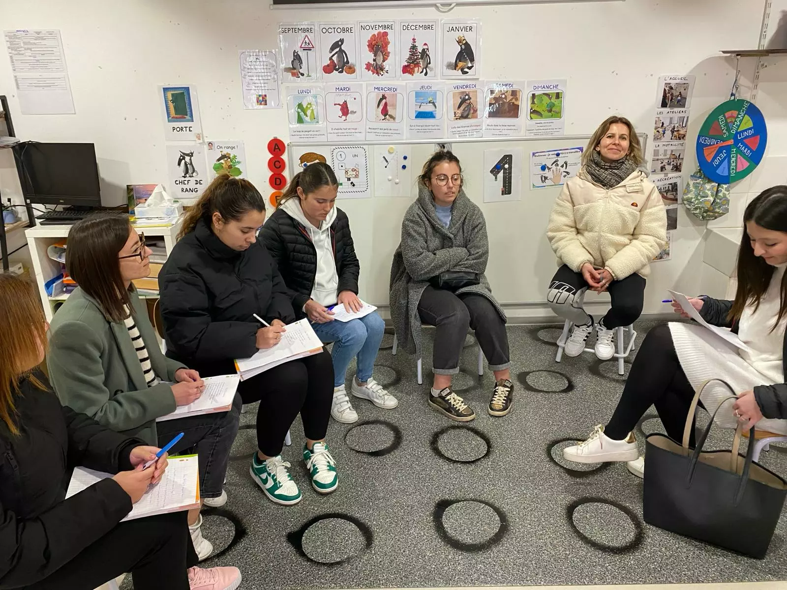 visite de l'école Beaucaire