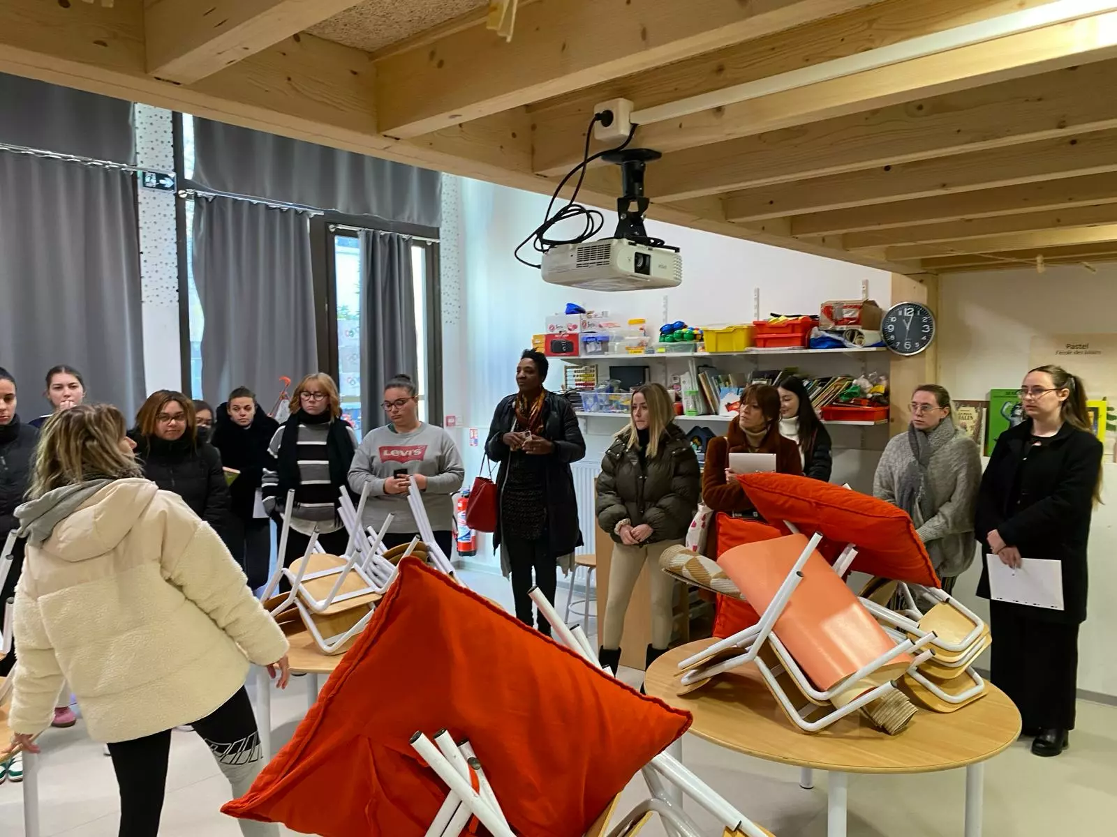 visite de l'école Beaucaire