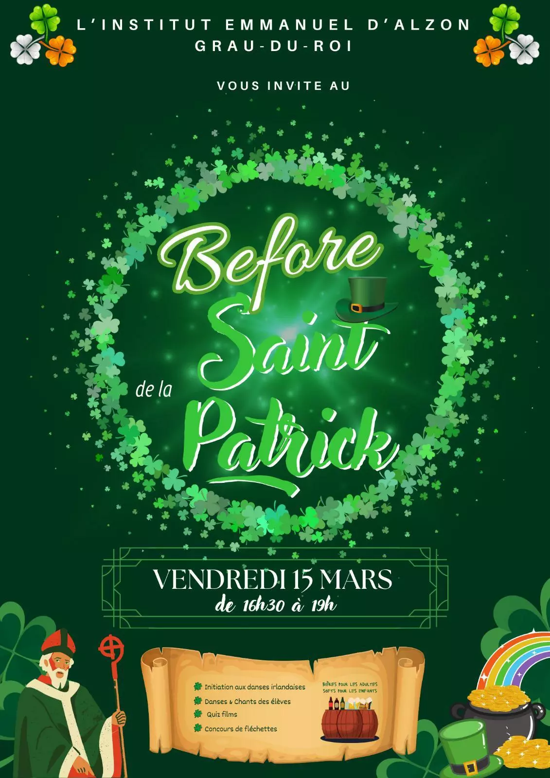 st patrick au Grau du Roi
