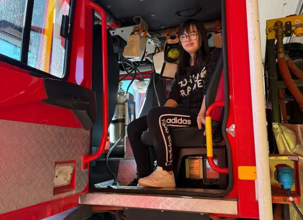 Sortie ULIS lycée Nîmes caserne pompiers (6)