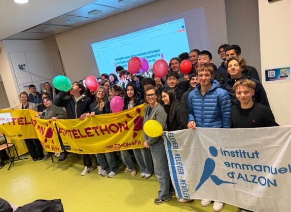telethon 1000 chercheurs lycee d'Alzon Nimes